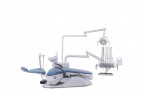 Стоматологическая установка CQ-216 (СО-003М-01) голубой, верхняя подача