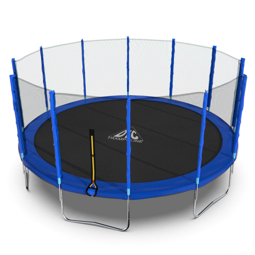 Батут DFC TRAMPOLINE FITNESS с сеткой 16FT-TR-B